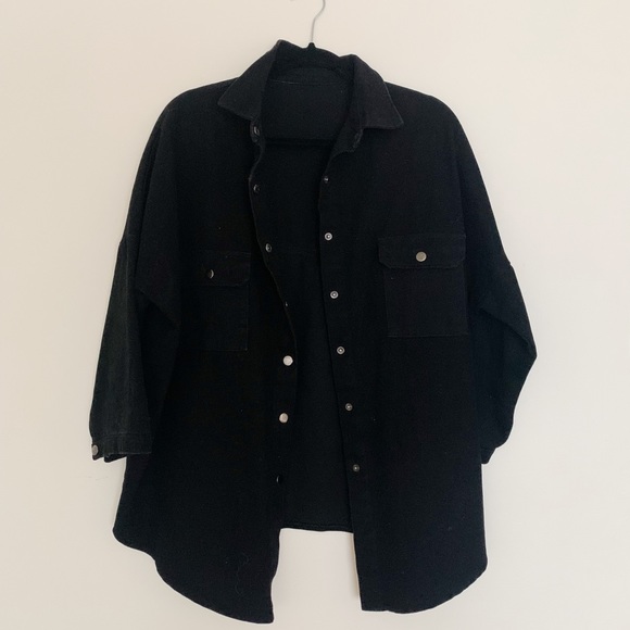 Black Canvas Light Jacket - Picture 4 of 6